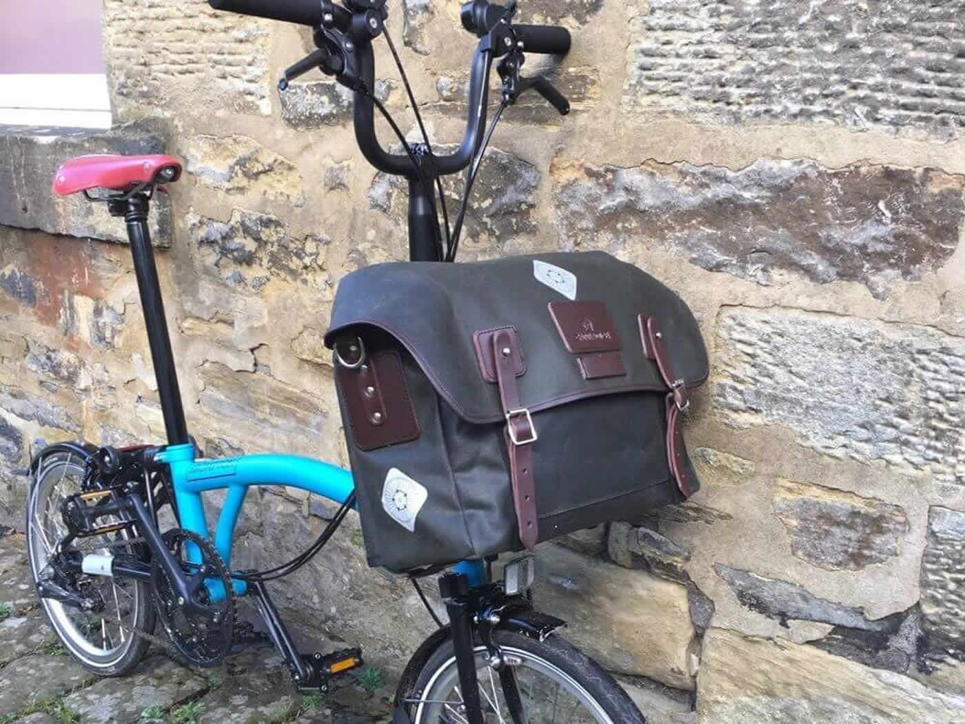 Carradice Stockport bolsa para bici plegable Brompton